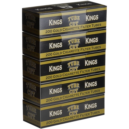 Gambler Filter Tubes King Size Gold (Light) 5 Cartons of 200