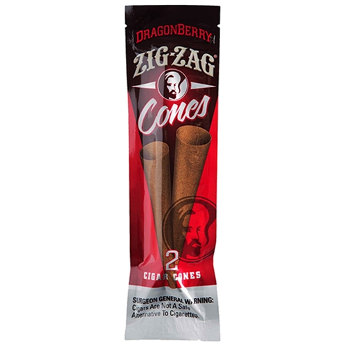 Zig-Zag Cigar Cones  Pre-Rolled Cone Blunts, 2-Pack