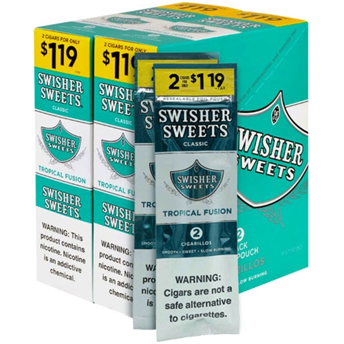 Swisher Sweets Cigarillos Tropical Fusion | SmokersDiscounts.com