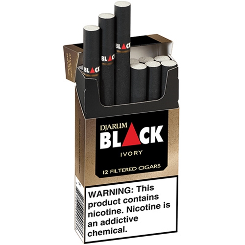 Djarum Black Filtered Cigars Ivory | SmokersDiscounts.com