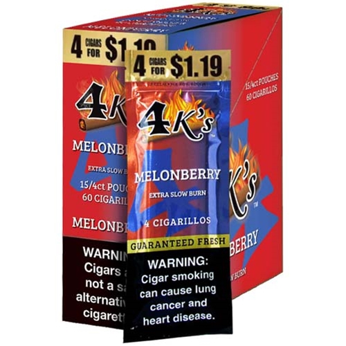 Good Times 4K's Cigarillos MelonBerry | SmokersDiscounts.com