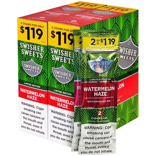 Swisher Sweets Cigarillos Watermelon Haze | SmokersDiscounts.com