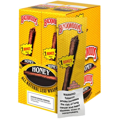 Backwoods Cigars Honey 24ct Upright Box | SmokersDiscounts.com