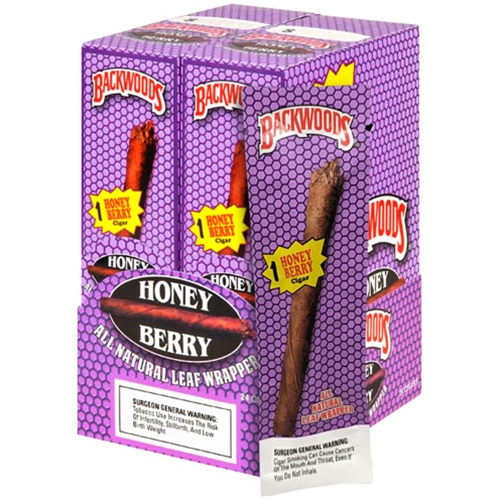 Backwoods Cigars Honey Berry 24ct Upright Box | SmokersDiscounts.com