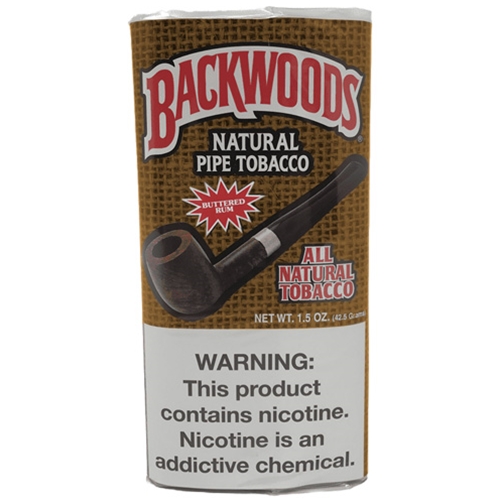 Backwoods Pipe Tobacco Buttered Rum | SmokersDiscounts.com