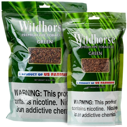 Wildhorse Pipe Tobacco Green (Menthol) | SmokersDiscounts.com