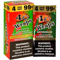 Good Times 4K’s Wraps Cigarillo Size Watermelon