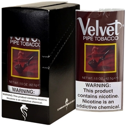 Velvet Pipe Tobacco Box of Five Pouches