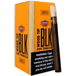 Swisher Sweets BLK Cigarillos Wood Tip Smooth Upright Box