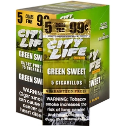City Life Cigarillos Green Sweet