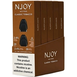 NJOY ACE 2-Pod Disposable Packs Classic Tobacco 2.4%