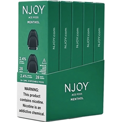 NJOY ACE 2-Pod Disposable Packs Menthol 2.4%