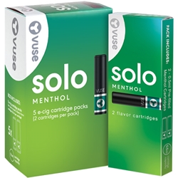 VUSE Solo E-Cig Cartridge Packs Menthol