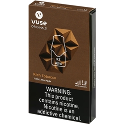 VUSE Alto 2-Pod Replacement Packs Rich Tobacco 1.8%