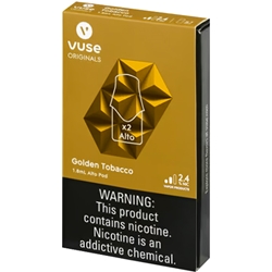 VUSE Alto 2-Pod Replacement Packs Golden Tobacco 2.4%